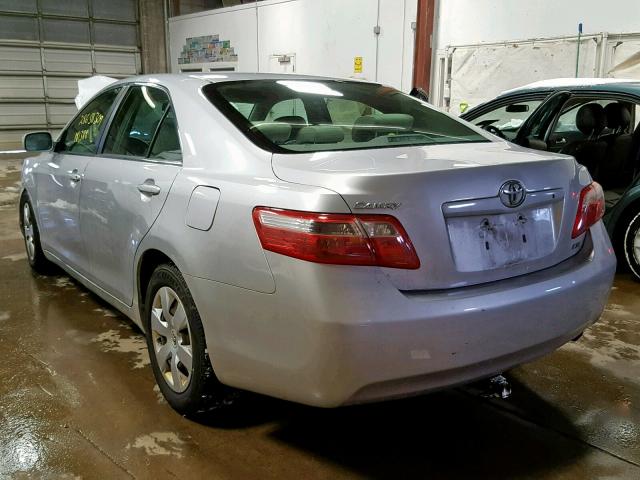 4T4BE46K37R009080 - 2007 TOYOTA CAMRY NEW SILVER photo 3