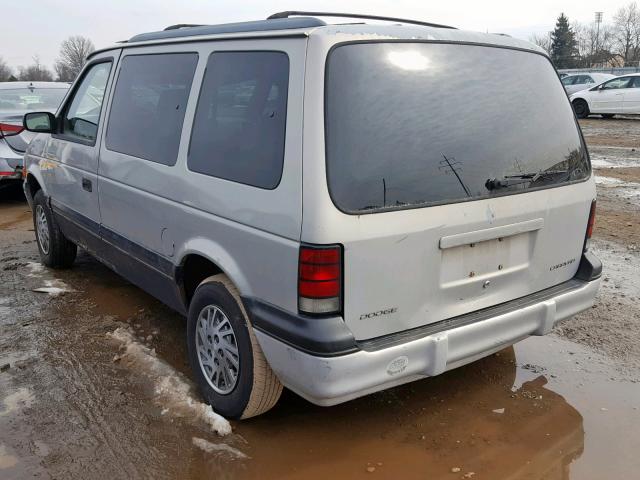 2B4GH25K1RR689382 - 1994 DODGE CARAVAN SILVER photo 3