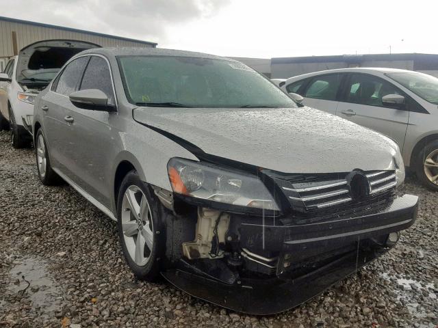 1VWBH7A39CC023943 - 2012 VOLKSWAGEN PASSAT SE GRAY photo 1