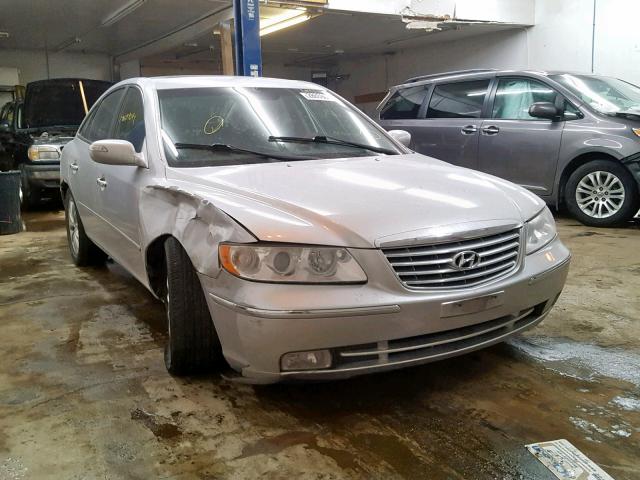 KMHFC46F37A242155 - 2007 HYUNDAI AZERA SE SILVER photo 1