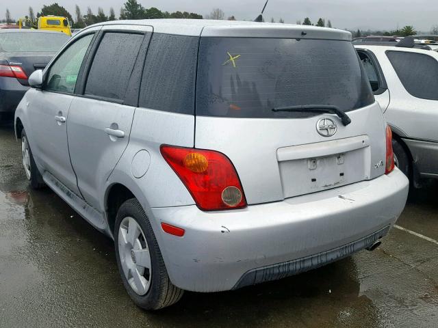 JTKKT624X50085402 - 2005 TOYOTA SCION XA SILVER photo 3