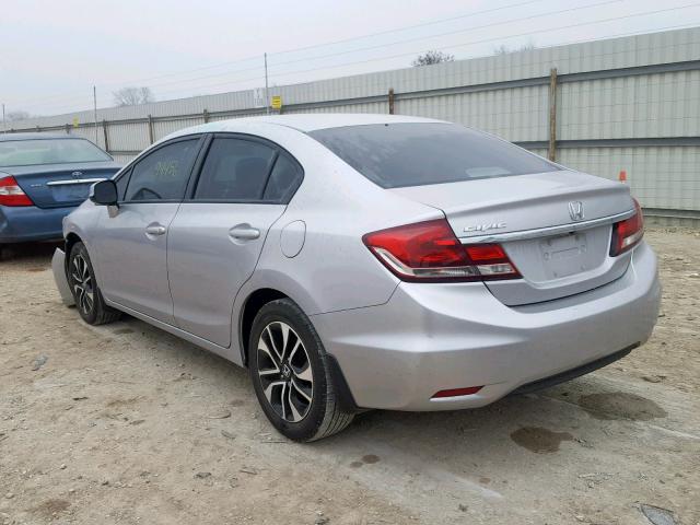 19XFB2F91DE048724 - 2013 HONDA CIVIC EXL SILVER photo 3