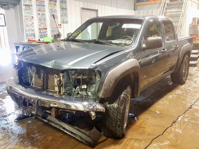 1GCDT13E978166230 - 2007 CHEVROLET COLORADO GREEN photo 2