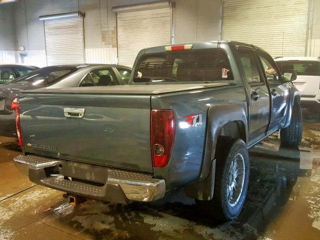 1GCDT13E978166230 - 2007 CHEVROLET COLORADO GREEN photo 4