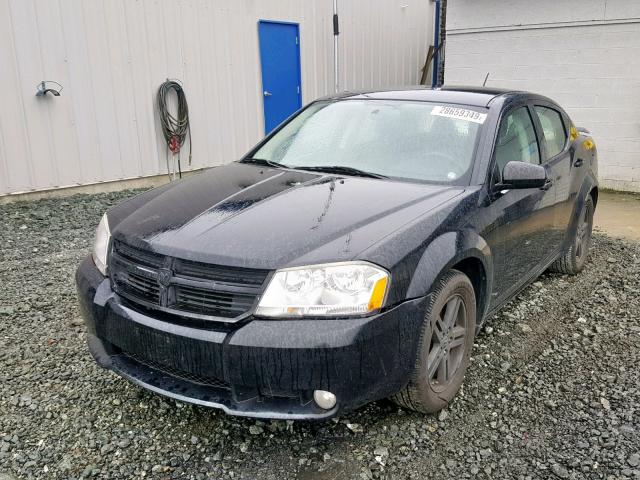 1B3CC5FB8AN224889 - 2010 DODGE AVENGER R/ BLACK photo 2