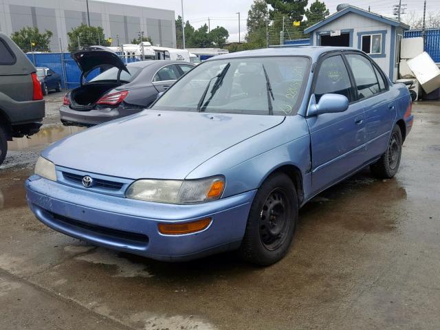 1NXBB02EXTZ417839 - 1996 TOYOTA COROLLA DX BLUE photo 2