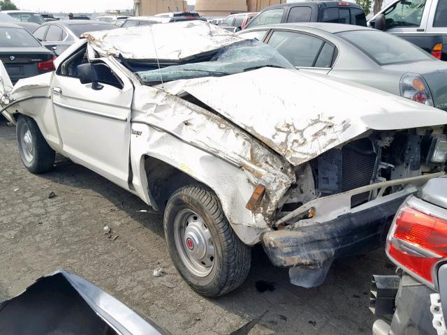 1FTBR10A7HUC03744 - 1987 FORD RANGER WHITE photo 1