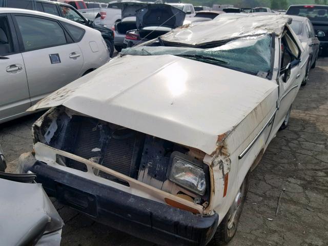 1FTBR10A7HUC03744 - 1987 FORD RANGER WHITE photo 2