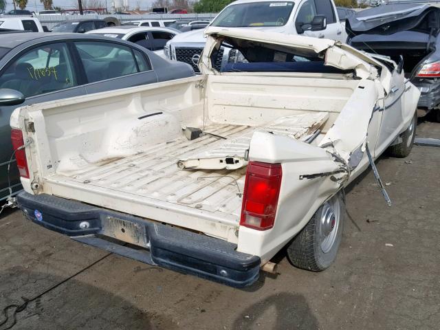 1FTBR10A7HUC03744 - 1987 FORD RANGER WHITE photo 4