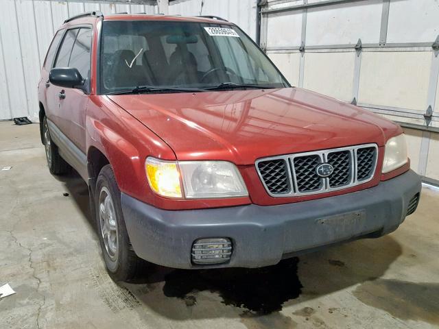 JF1SF63551H713695 - 2001 SUBARU FORESTER L RED photo 1
