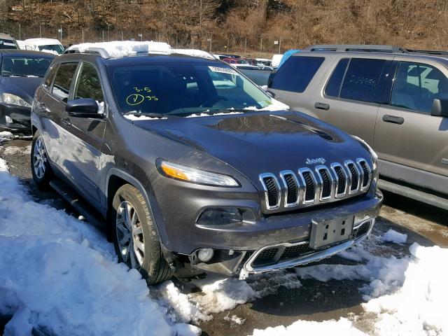 1C4PJMDS5EW140127 - 2014 JEEP CHEROKEE L GRAY photo 1