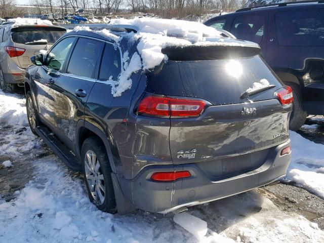 1C4PJMDS5EW140127 - 2014 JEEP CHEROKEE L GRAY photo 3