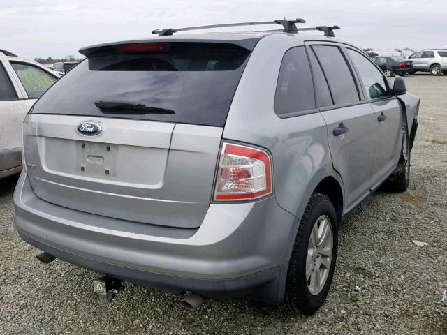 2FMDK36C17BB25060 - 2007 FORD EDGE SE SILVER photo 4