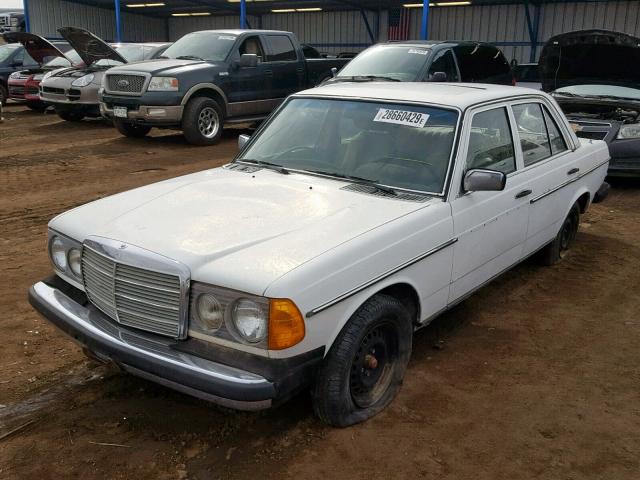 WDB12313012199166 - 1980 MERCEDES-BENZ 300 D WHITE photo 2