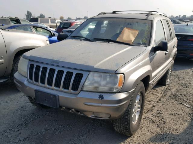 1J4GW68N5XC808055 - 1999 JEEP GRAND CHER GRAY photo 2