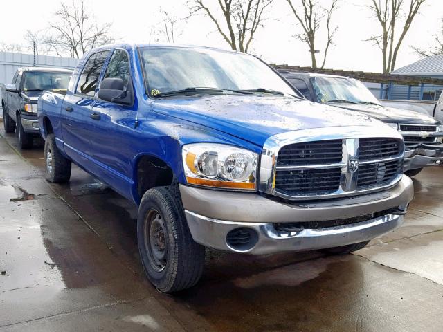 3D7LX39C06G143516 - 2006 DODGE RAM 3500 BLUE photo 1