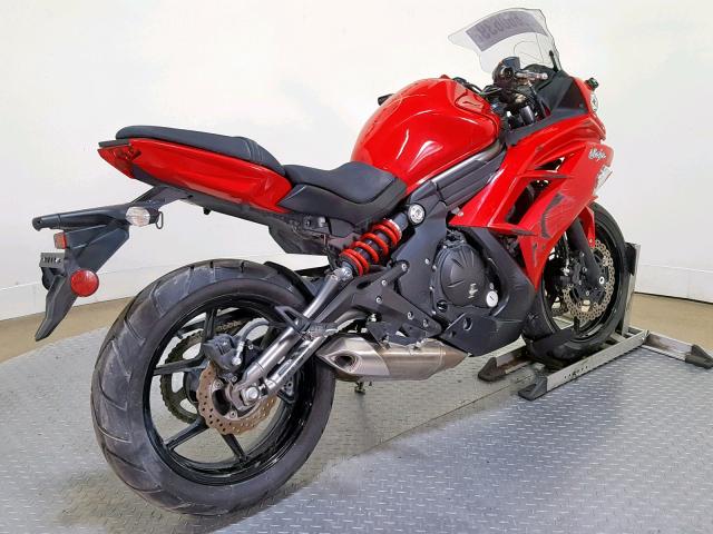 JKAEXEE10CDA02518 - 2012 KAWASAKI EX650 EC RED photo 8