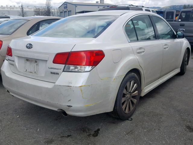 4S3BMDJ69A2232111 - 2010 SUBARU LEGACY 3.6 WHITE photo 4