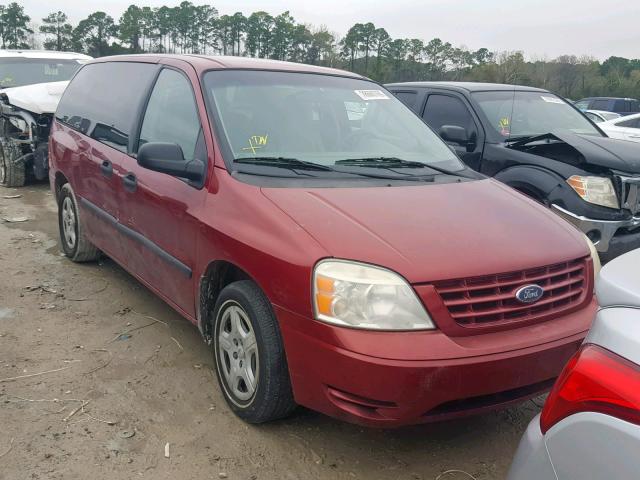 2FMZA50695BA79286 - 2005 FORD FREESTAR S RED photo 1