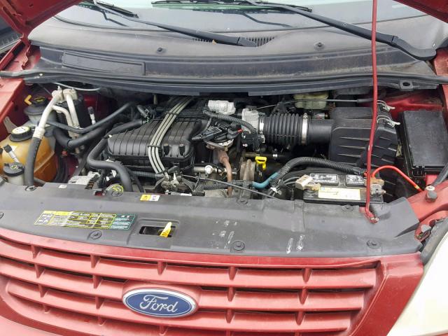 2FMZA50695BA79286 - 2005 FORD FREESTAR S RED photo 7