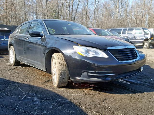 1C3CCBBBXCN131706 - 2012 CHRYSLER 200 TOURIN BLACK photo 1