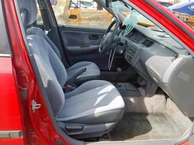 1HGEG8640SL020066 - 1995 HONDA CIVIC DX RED photo 5