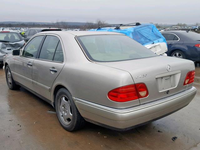 WDBJF72F5VA525455 - 1997 MERCEDES-BENZ E 420 TAN photo 3