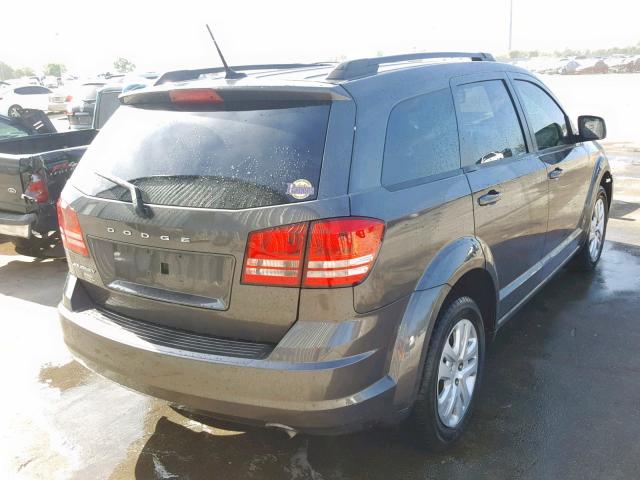 3C4PDCAB3GT104659 - 2016 DODGE JOURNEY SE GRAY photo 4