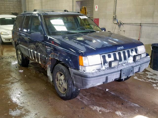 1J4GZ58SXRC211946 - 1994 JEEP GRAND CHER BLUE photo 1