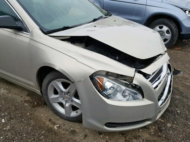 1G1ZB5E16BF349916 - 2011 CHEVROLET MALIBU LS BEIGE photo 9
