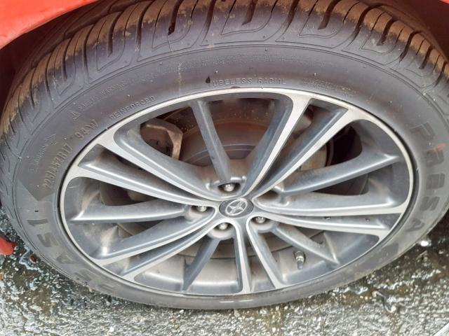 JF1ZNAA18D1726040 - 2013 TOYOTA SCION FR-S RED photo 9