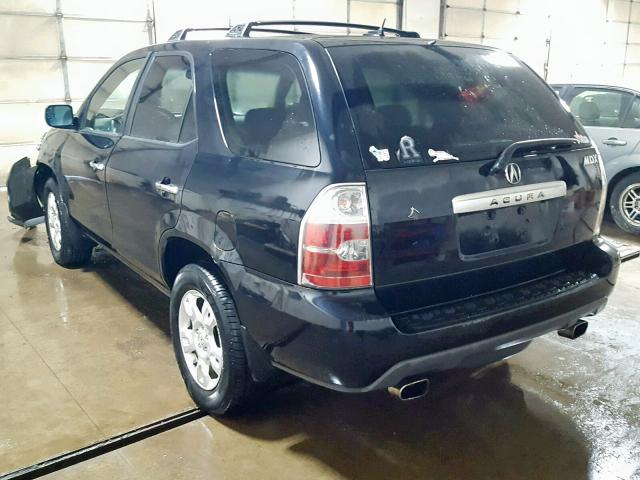 2HNYD18845H534252 - 2005 ACURA MDX TOURIN BLACK photo 3