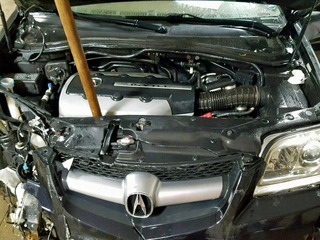 2HNYD18845H534252 - 2005 ACURA MDX TOURIN BLACK photo 7