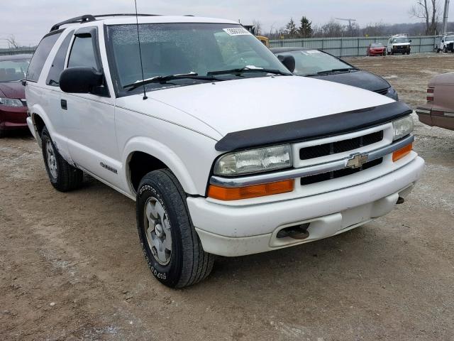 1GNCT18X73K148691 - 2003 CHEVROLET BLAZER WHITE photo 1