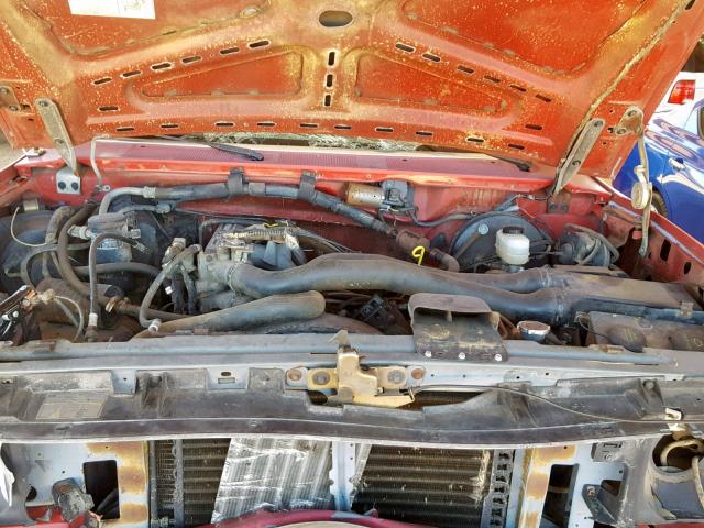 1FMEU15H1MLA60626 - 1991 FORD BRONCO U10 RED photo 7