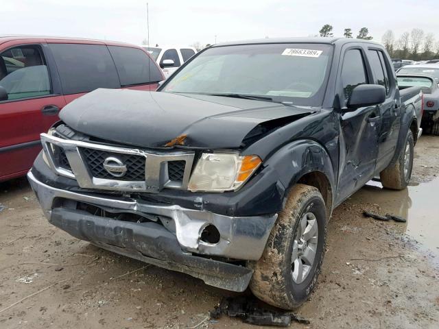 1N6AD07U49C414862 - 2009 NISSAN FRONTIER C BLACK photo 2