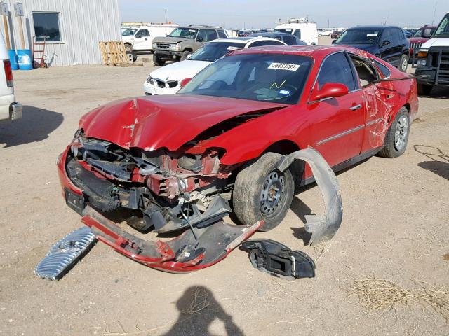 2G4WC582181135827 - 2008 BUICK LACROSSE C RED photo 2