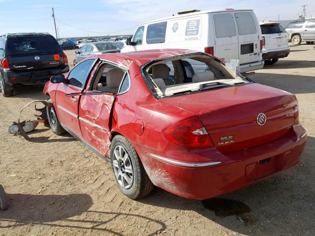 2G4WC582181135827 - 2008 BUICK LACROSSE C RED photo 3