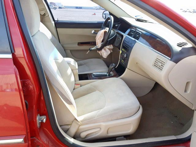 2G4WC582181135827 - 2008 BUICK LACROSSE C RED photo 5