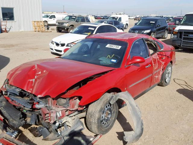 2G4WC582181135827 - 2008 BUICK LACROSSE C RED photo 9