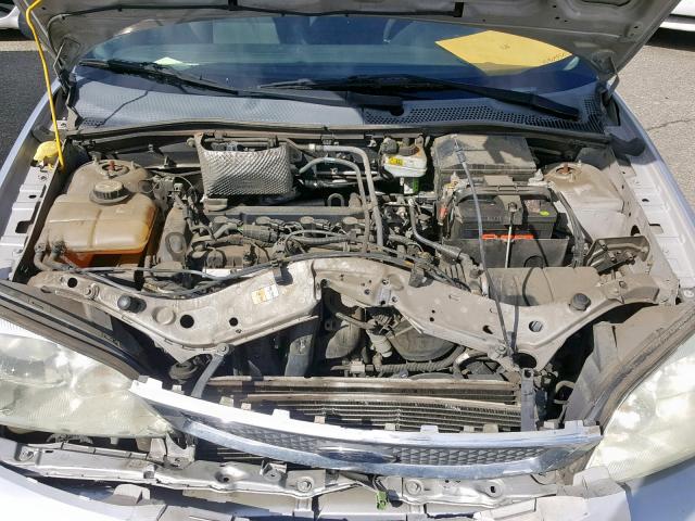 1FAFP34N86W190333 - 2006 FORD FOCUS ZX4 SILVER photo 7