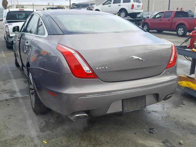 SAJWA2GB5BLV05013 - 2011 JAGUAR XJ SUPERCH GRAY photo 3