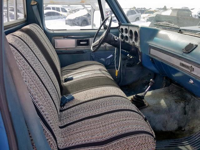 CKR148F483163 - 1978 CHEVROLET PICK UP BLUE photo 5