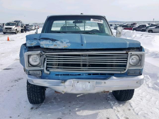 CKR148F483163 - 1978 CHEVROLET PICK UP BLUE photo 9