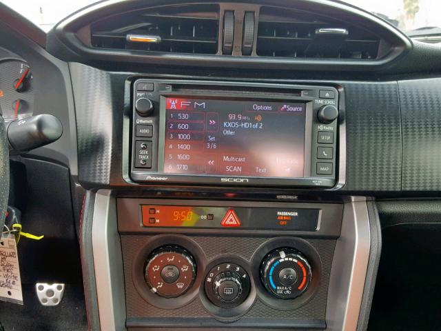 JF1ZNAA1XE9707010 - 2014 TOYOTA SCION FR-S WHITE photo 9