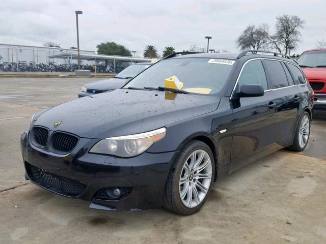 WBANN73546CN01856 - 2006 BMW 530 XIT BLACK photo 2