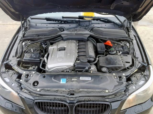 WBANN73546CN01856 - 2006 BMW 530 XIT BLACK photo 7