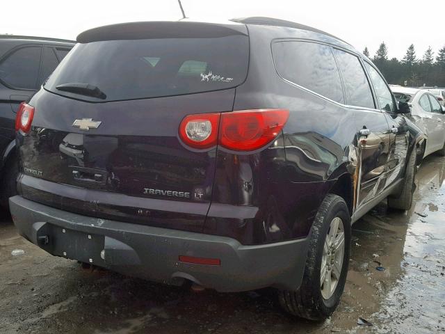 1GNEV23DX9S136694 - 2009 CHEVROLET TRAVERSE L MAROON photo 4