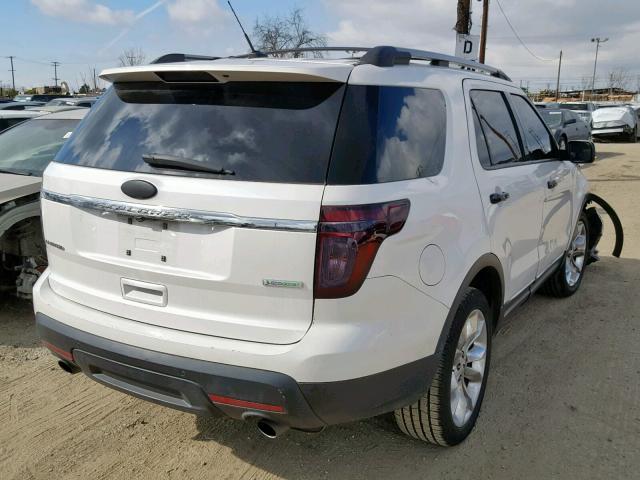 1FM5K7F9XEGC07441 - 2014 FORD EXPLORER L WHITE photo 4