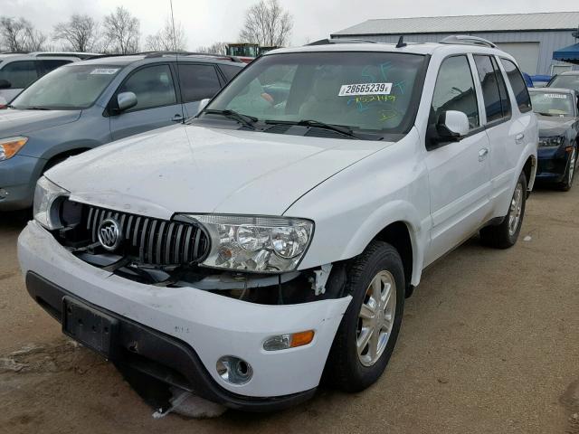 5GADT13S562170557 - 2006 BUICK RAINIER CX WHITE photo 2